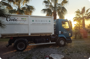 camion deven paysage